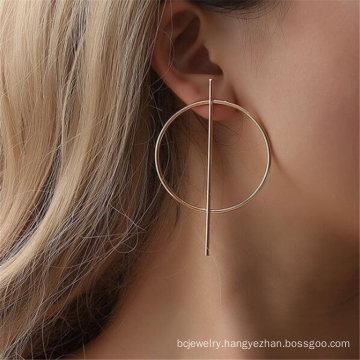 ShangJie Jewelry OEM Fashion big earing jewelry hoop earrings women statement earrings